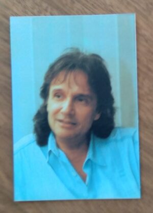Foto Cartão Roberto Carlos . Verso em branco. Valor decadaum. .