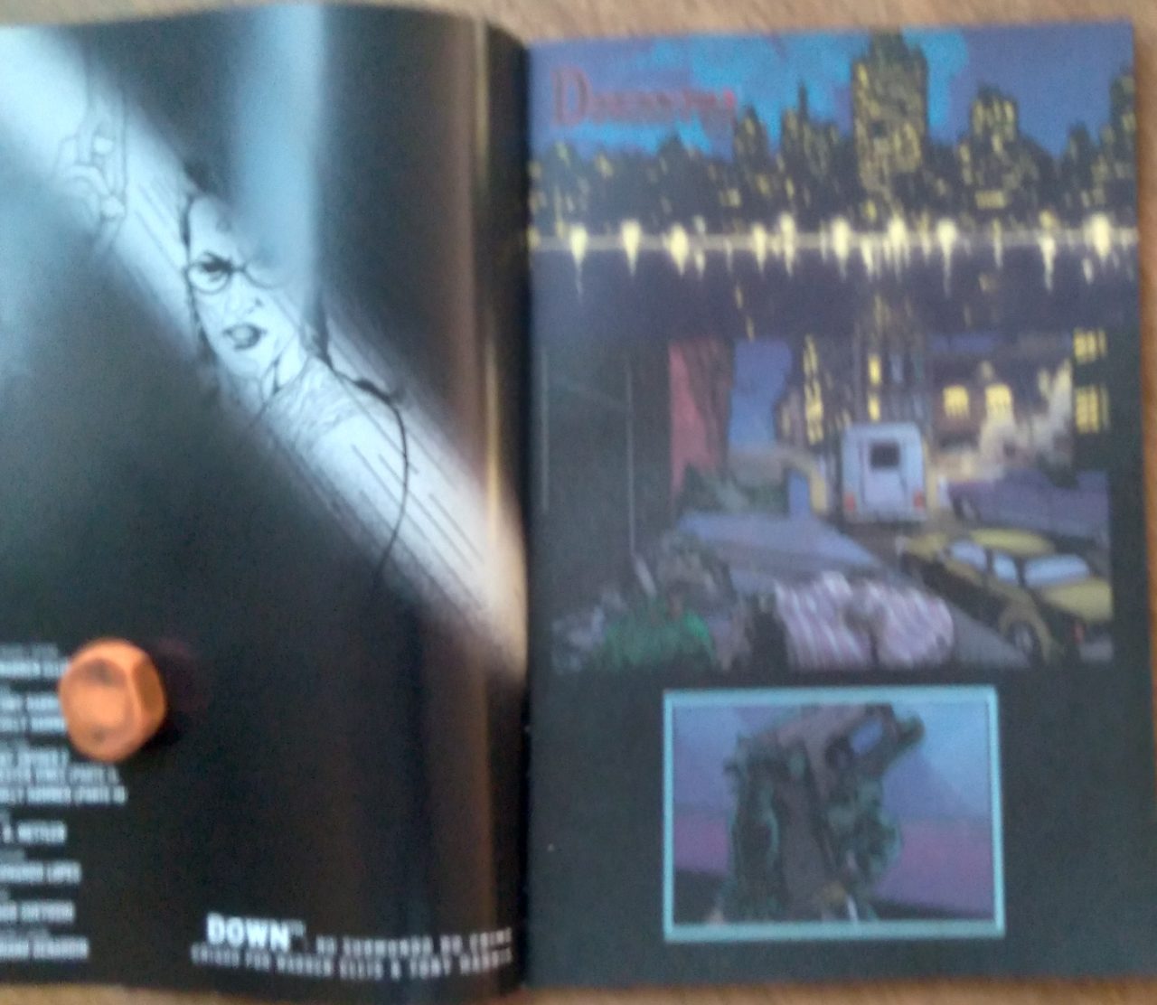 | Casa do Colecionador Gibi Down 1. Ed Panini 2006. Warren Ellis.