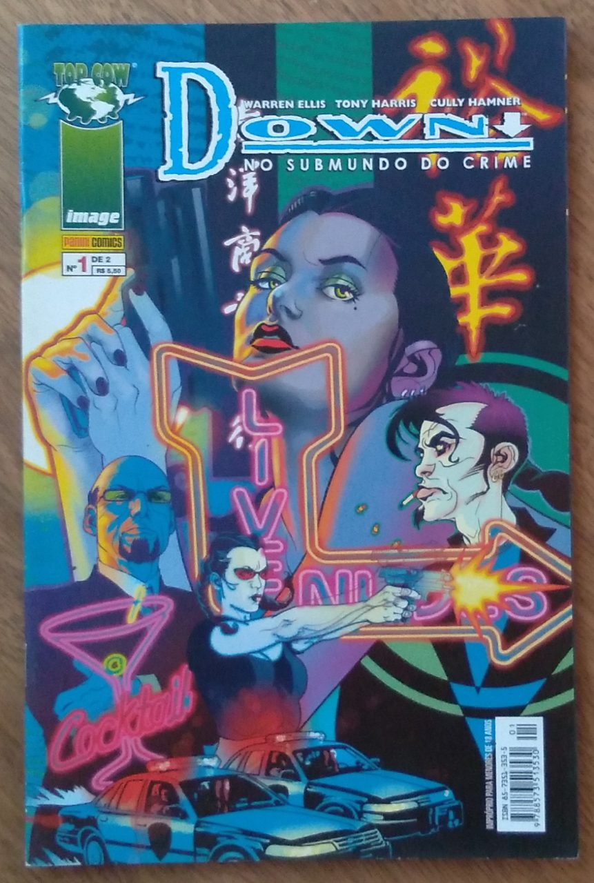 | Casa do Colecionador Gibi Down 1. Ed Panini 2006. Warren Ellis.
