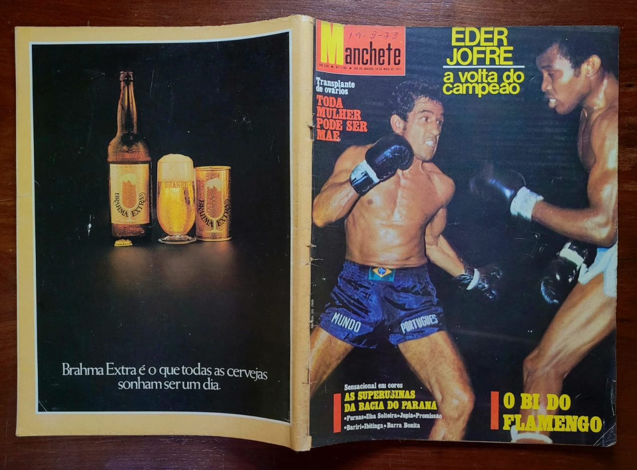 | Casa do Colecionador Manchete Nº 1100 - Eder Jofre - A Volta do Campeão - 19/05/1973