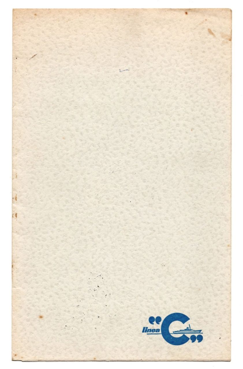 | Casa do Colecionador Memorabilia - Navio Andrea C - Papel de Carta e Envelope - Anos 60