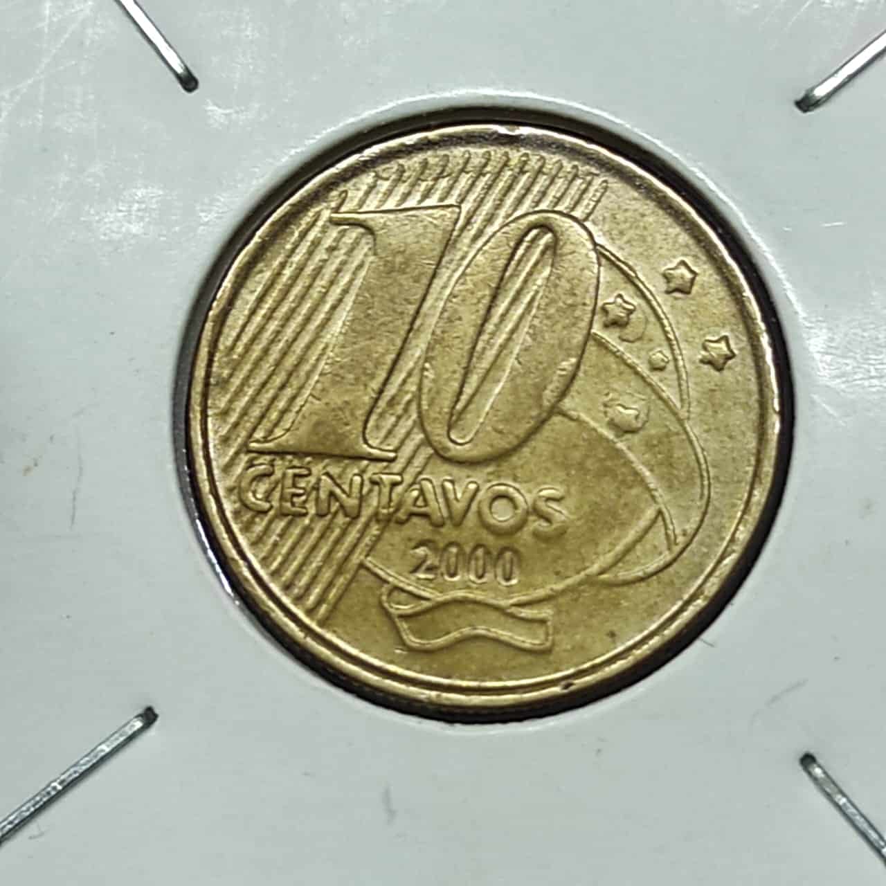 | Casa do Colecionador Moeda 10 Centavos 2000 MBC Bonita