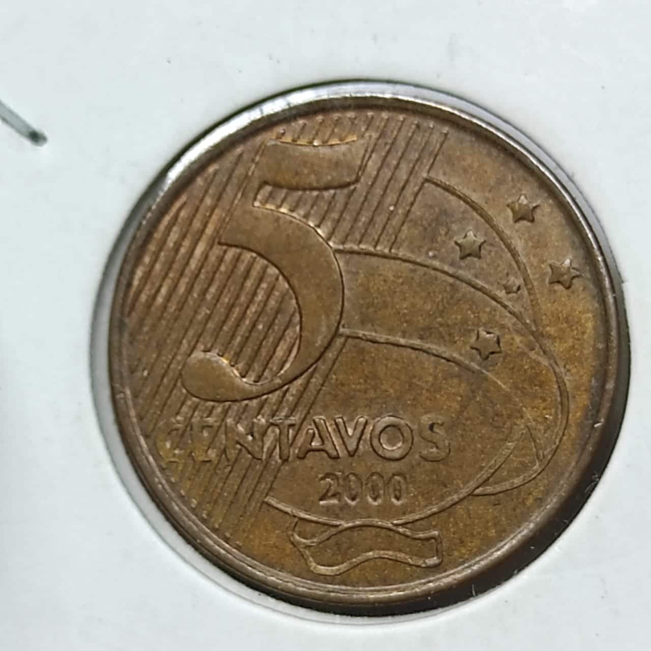| Casa do Colecionador Moeda 5 Centavos 2000 MBC Bonita
