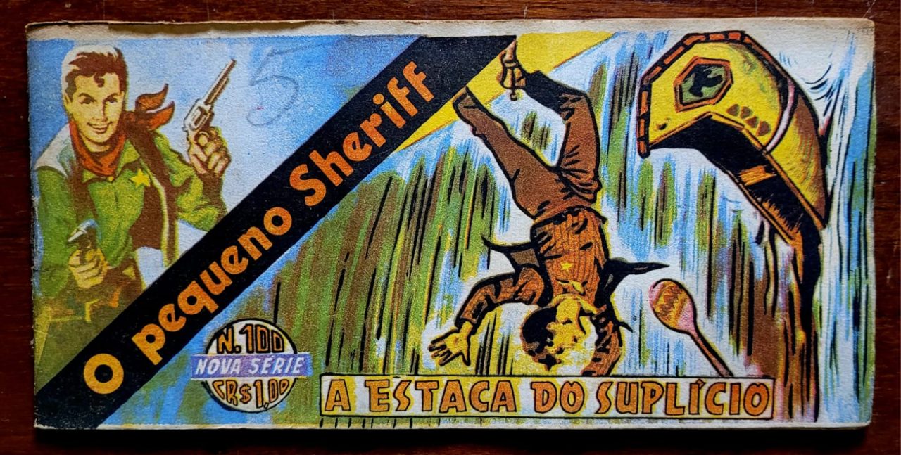 | Casa do Colecionador O Pequeno Sheriff (Nova Série) Nº 100 - A Estaca do Suplício - 31/03/1955 (HQ/Gibi)