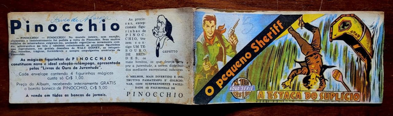 | Casa do Colecionador O Pequeno Sheriff (Nova Série) Nº 100 - A Estaca do Suplício - 31/03/1955 (HQ/Gibi)