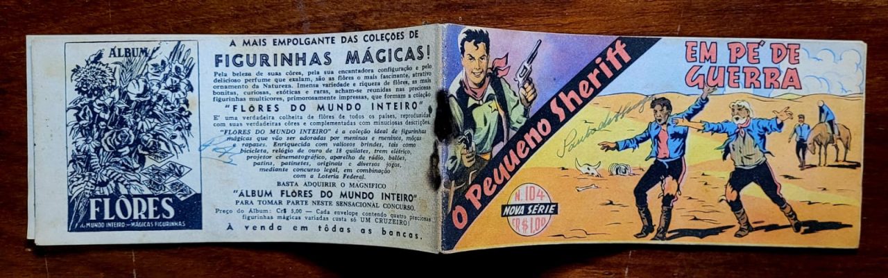 | Casa do Colecionador O Pequeno Sheriff (Nova Série) Nº 104 - Em pé de Guerra - 28/04/1955 (HQ/Gibi)
