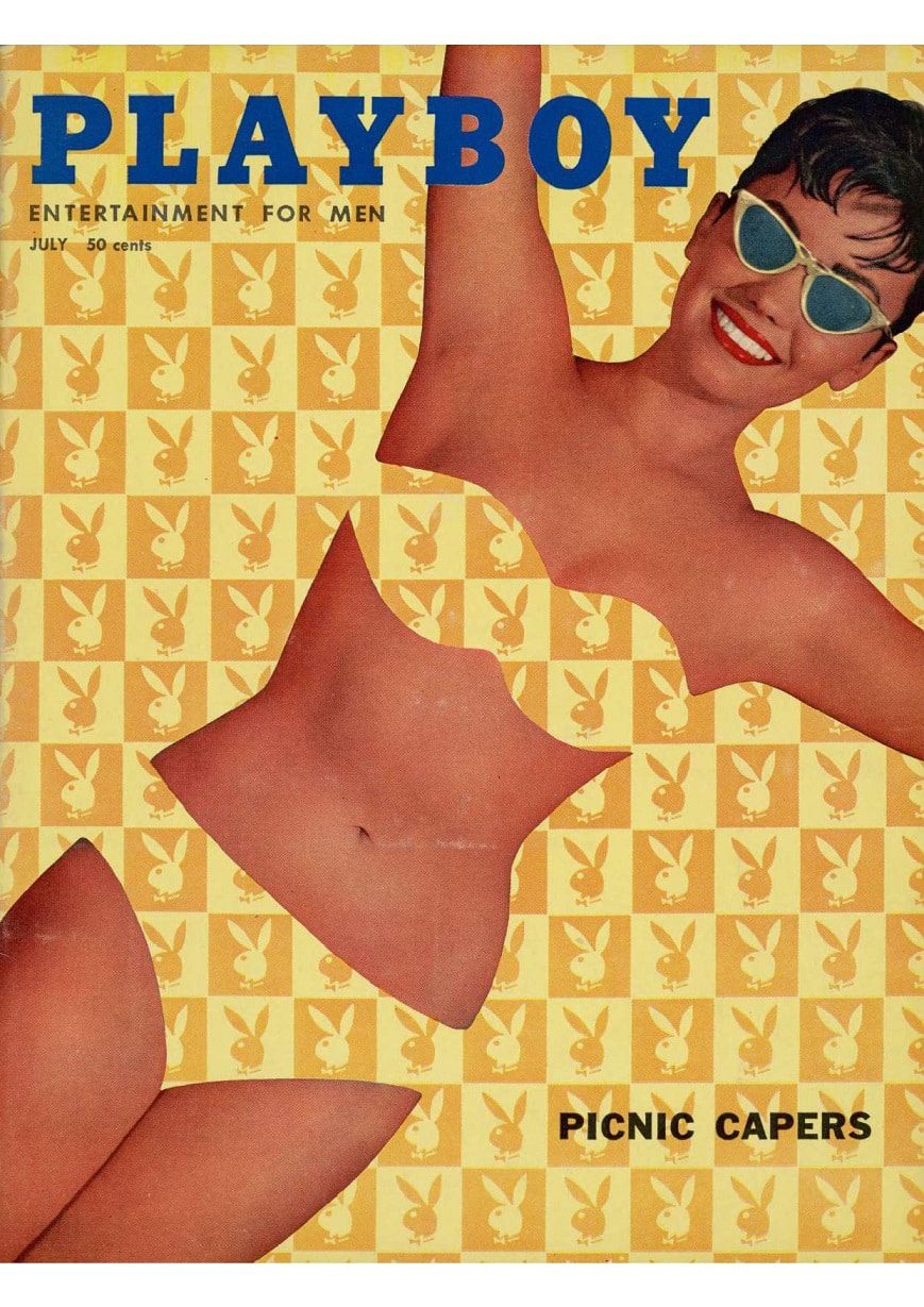 | Casa do Colecionador Playboy Americana Nº 055 em PDF - Capa - Joyce Nizarri - Julho de 1958
