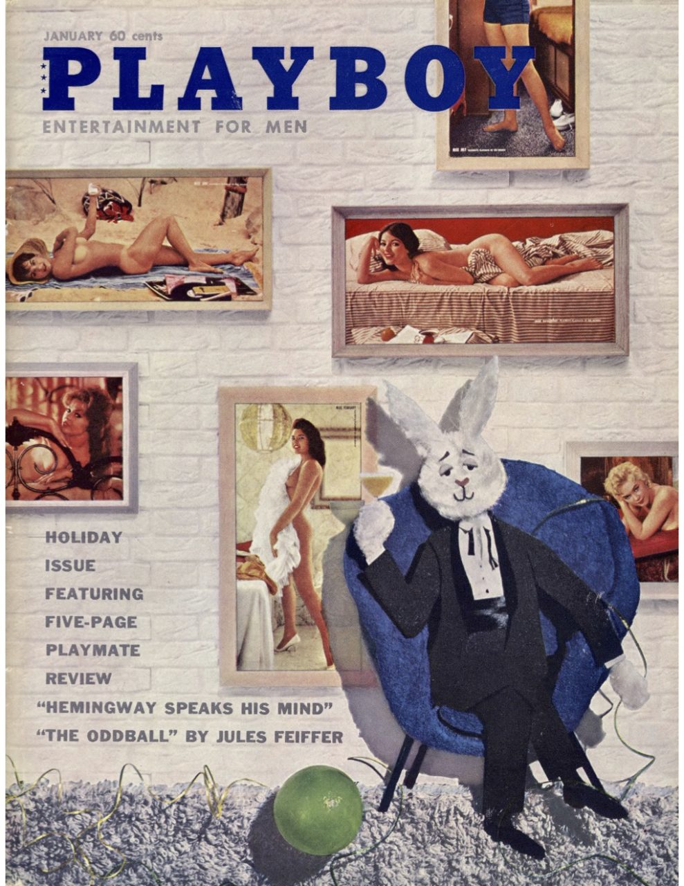 | Casa do Colecionador Playboy Americana Nº 085 em PDF - Connie Cooper - Janeiro de 1961 (Edição de Férias)