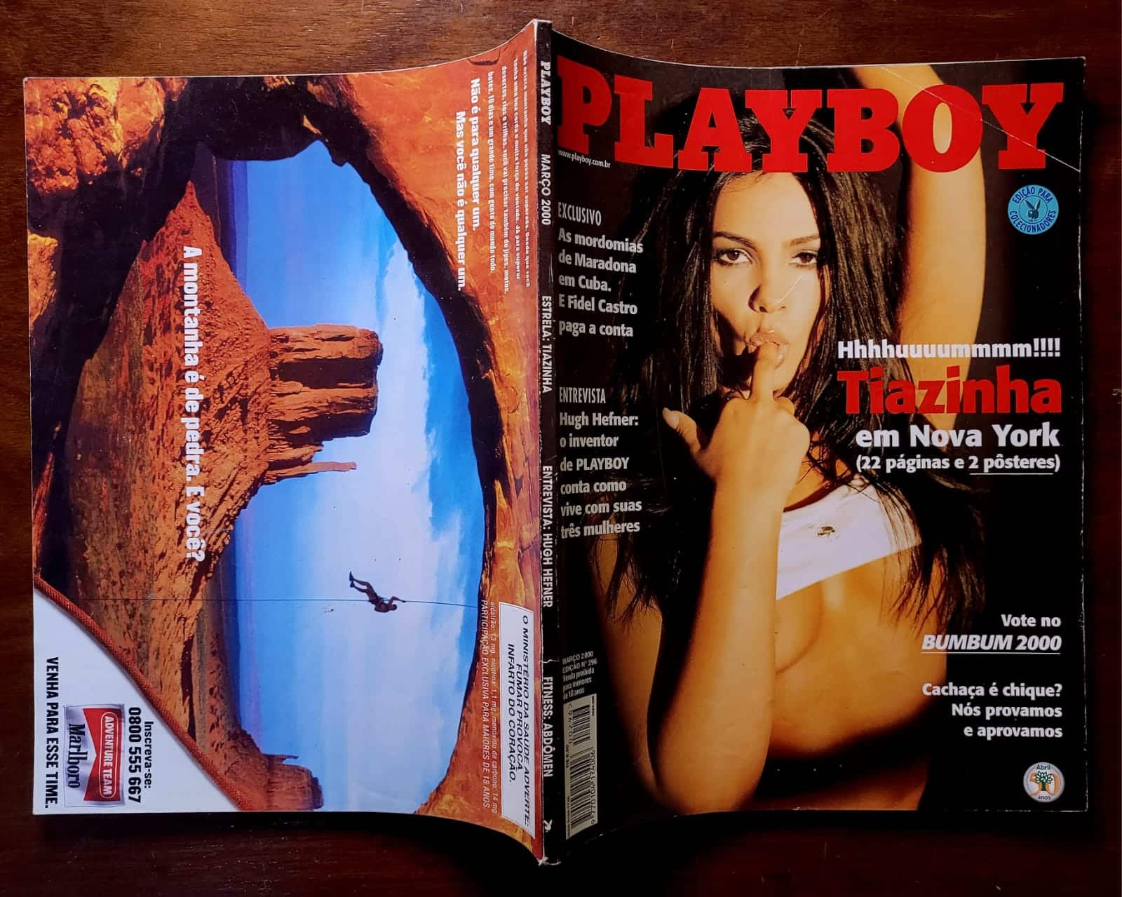 | Casa do Colecionador Playboy Nº 296 - Suzana Alves - Tiazinha (Revista com Pôster) Março 2000