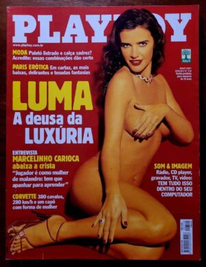Playboy Nº 310 - Luma de Oliveira (Revista com Pôster) Maio 2001