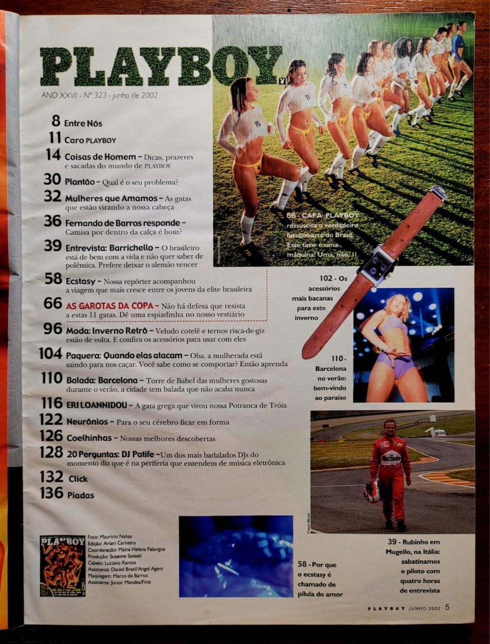 | Casa do Colecionador Playboy Nº 323 - Vai que é sua Leitor (Revista com Pôster) Junho 2002