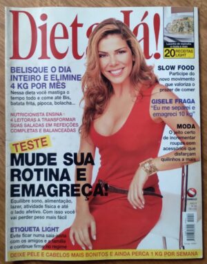 Revista Dieta ja 59. Mude sua rotina e emagreça. Slow food.