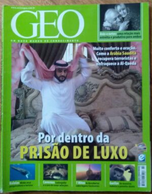 Revista Geo 07. Prisão de luxo Baleias Cavernas Gorilas.