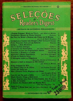Seleções do Readers Digest Nº 0010 - Novembro de 1942