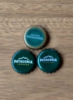 Tampinha cerveja Patagonia. Valor de cada uma.