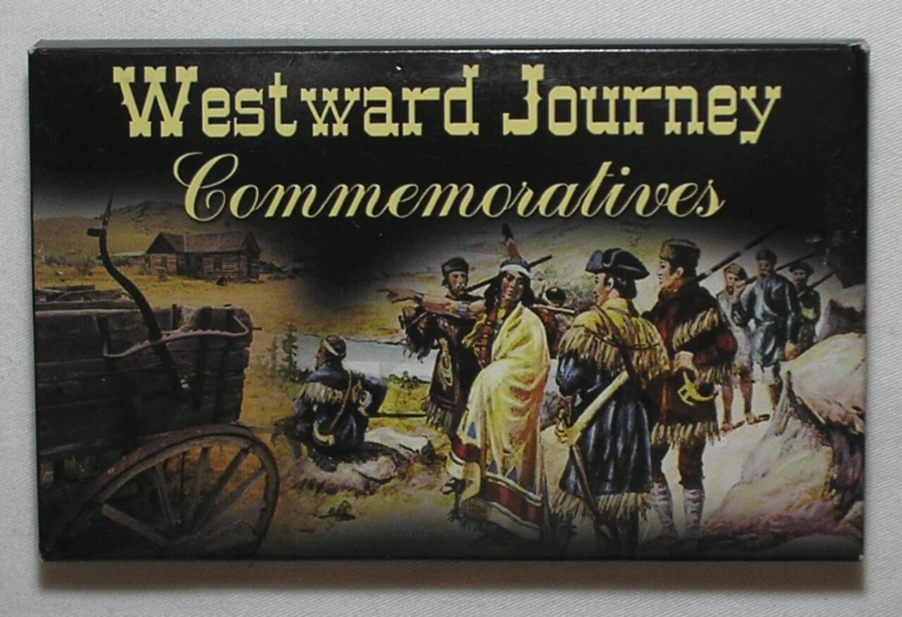 | Casa do Colecionador Usa) Estojo 1 Dollar - 2004-Philadelphia e Denver / Sacagawea - The West Journey / Uncirculated / cod.ems.2