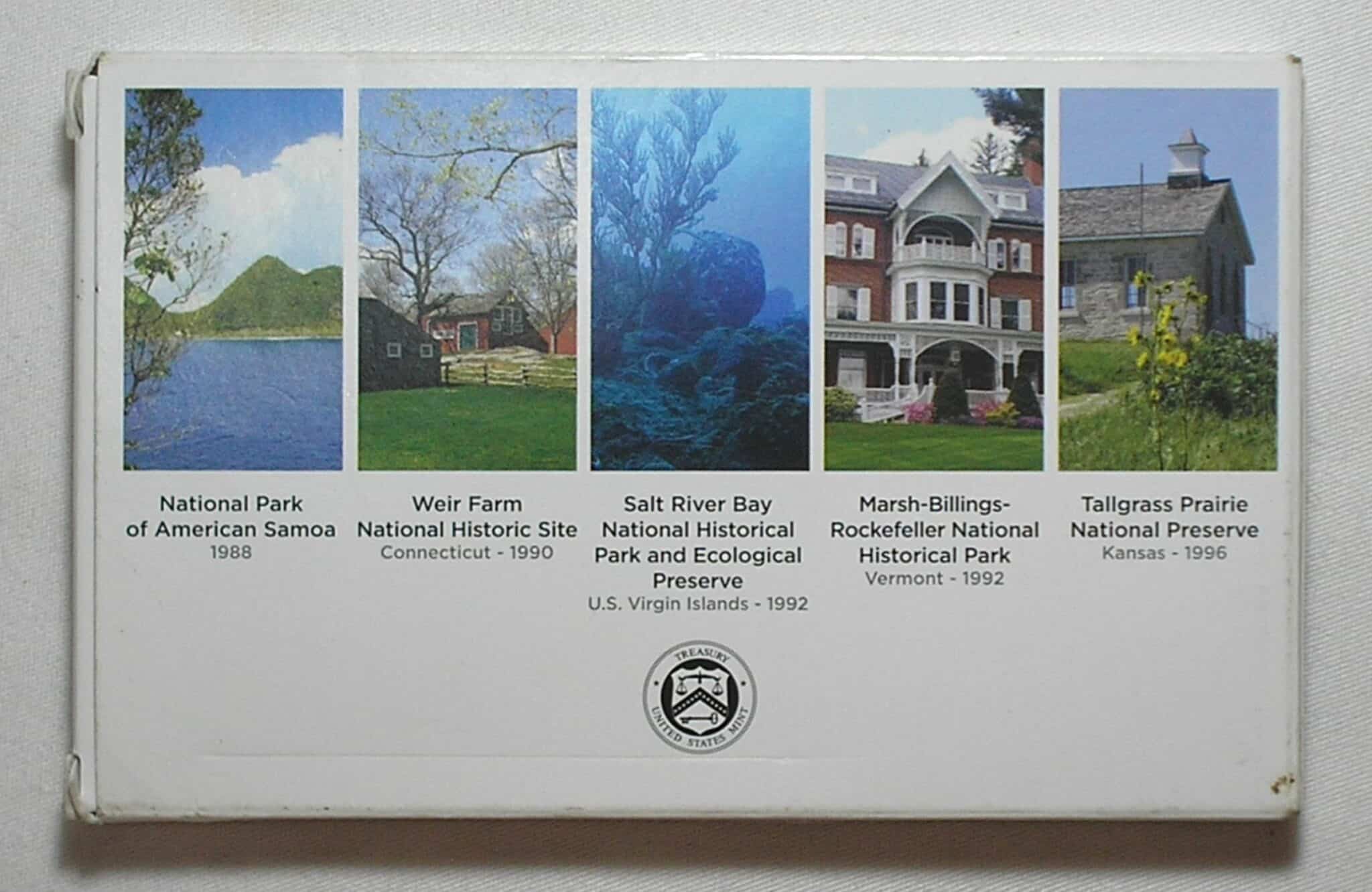 | Casa do Colecionador Usa) Estojo 25 Cents - 2020-S "San Francisco" / "America The Beautiful Quartes and National Parks / Uncirculated Proof set / cod. ems.2
