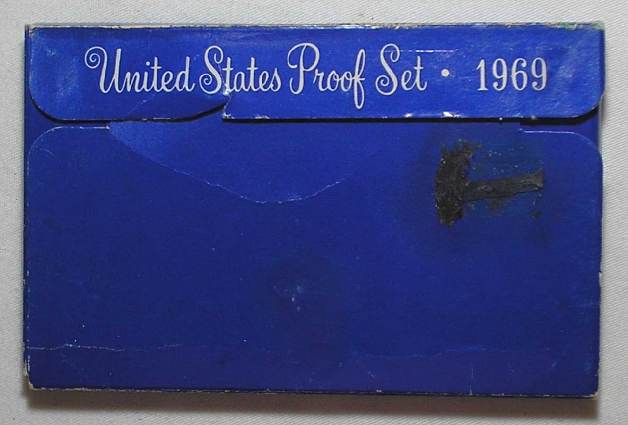 | Casa do Colecionador - Usa) Estojo Proof set 1969-S "San Francisco" / Uncirculated / cod. ems.2