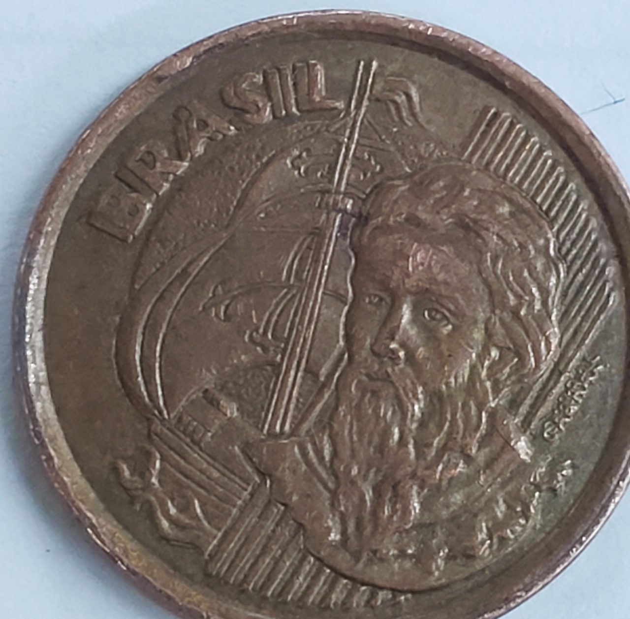 | Casa do Colecionador 1 centavo 2000 anomala cunho duplicado "BBRRAASSIILL"