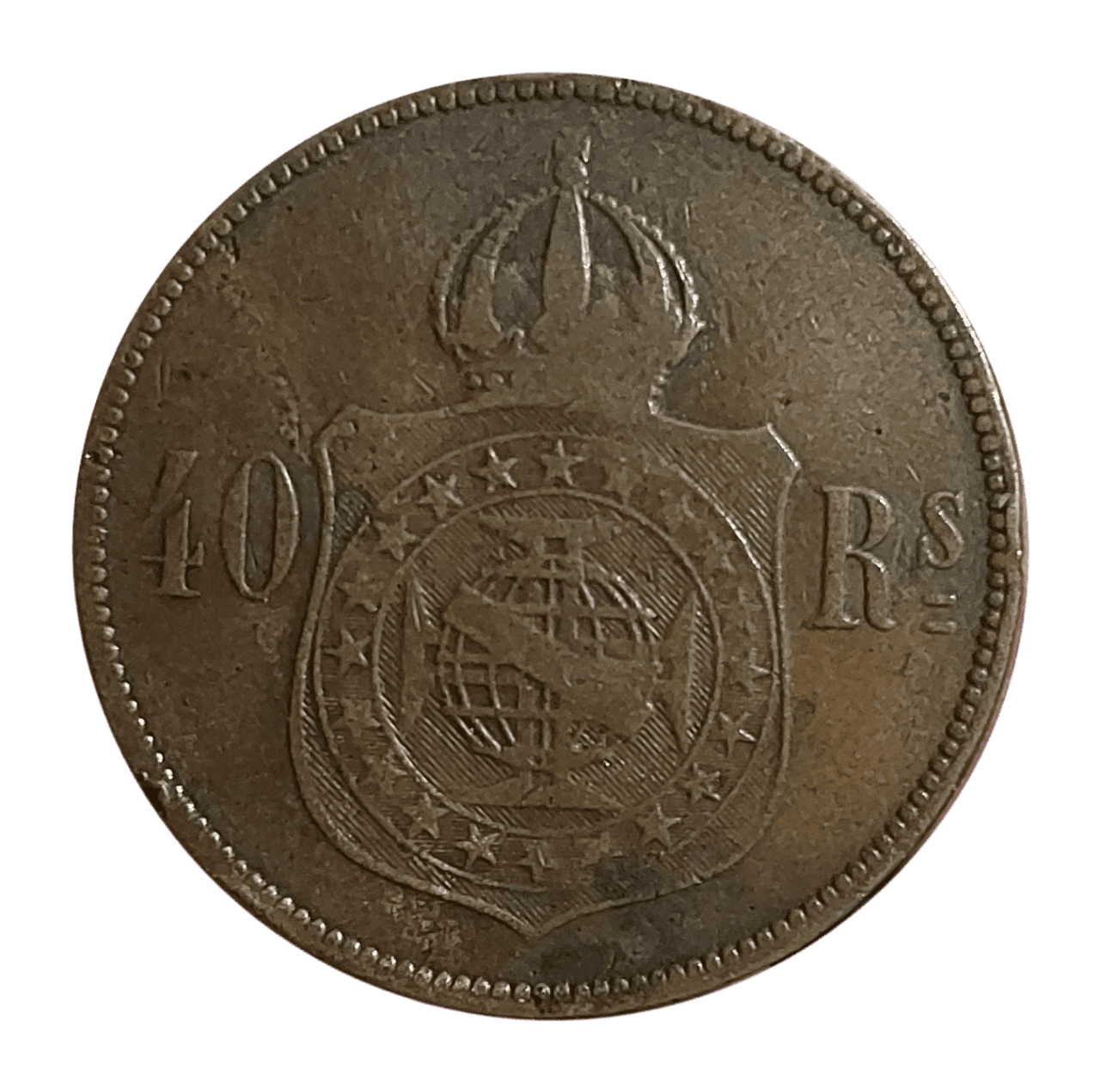 | Casa do Colecionador 40 Réis 1873 Sku 1293