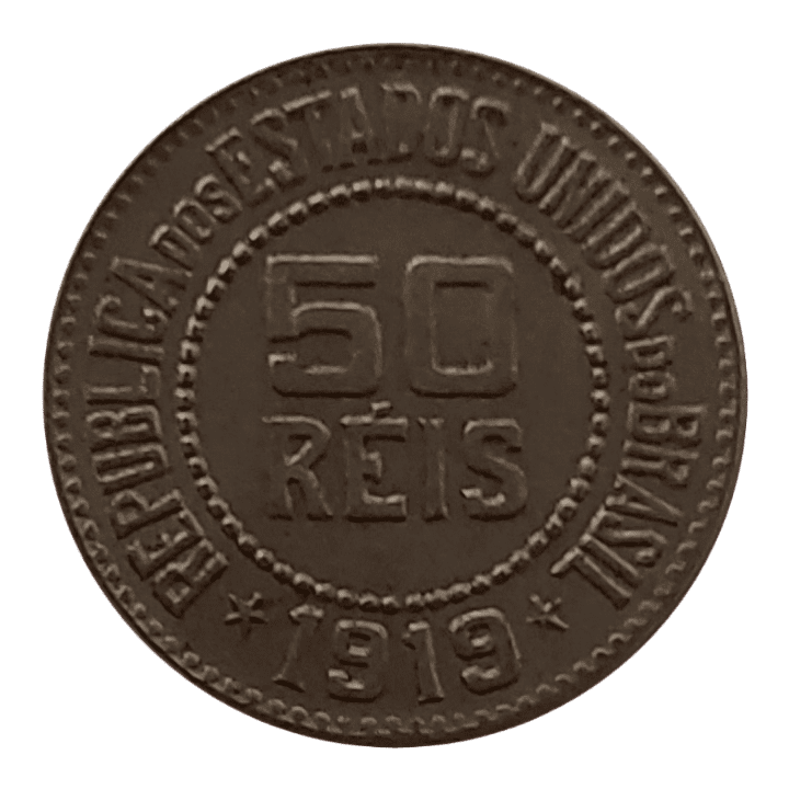 50 Réis 1919 Sku 1242