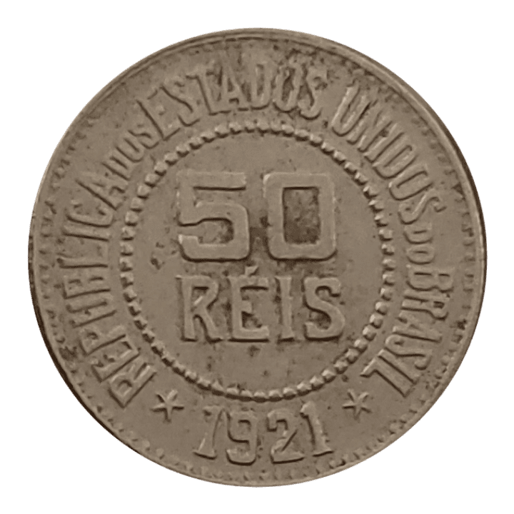 50 Réis 1921 Sku 1254