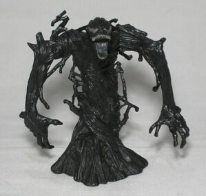 Boneco - Monstro do Pântano, articula braços em movimentos e fica em pé e pode pendurar, Tamanho 13 cm altura