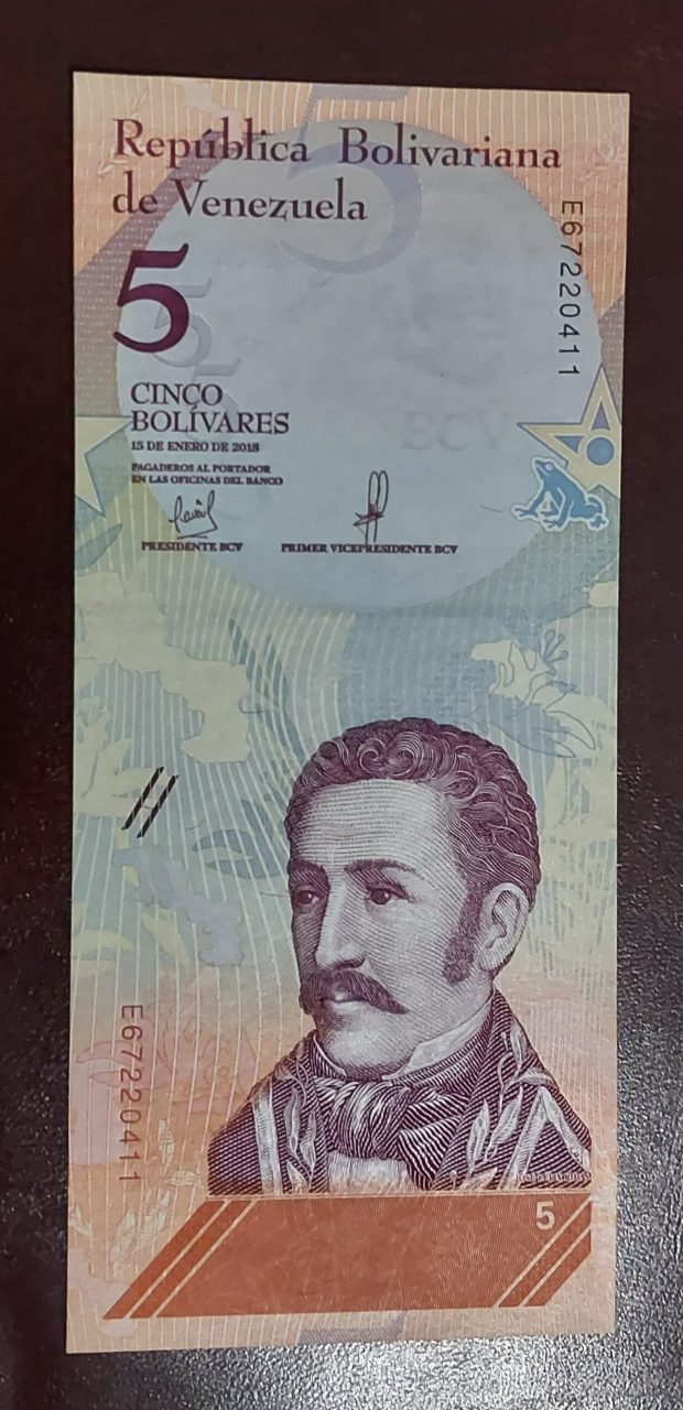 Cédulas do mundo Venezuela FE Sku 1305