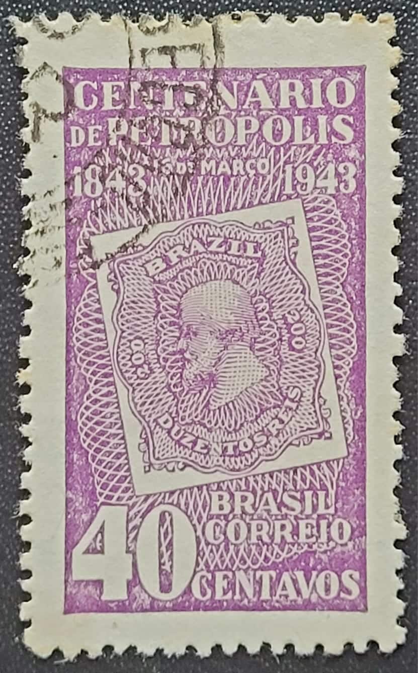 | Casa do Colecionador Comemorativos - RHM C0179 (Usado) Centenário de Petrópolis/RJ - 28/03/1943