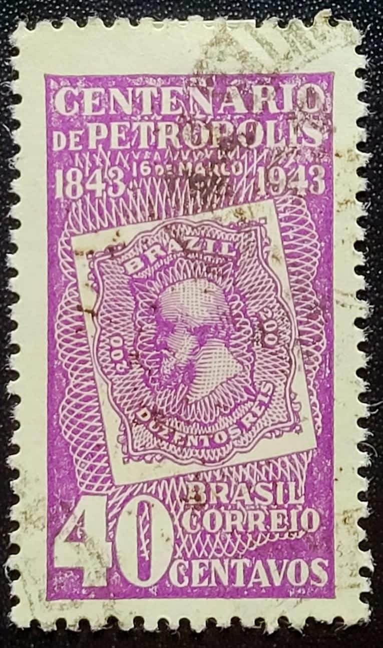 | Casa do Colecionador Comemorativos - RHM C0179 (Usado) Centenário de Petrópolis/RJ - 28/03/1943