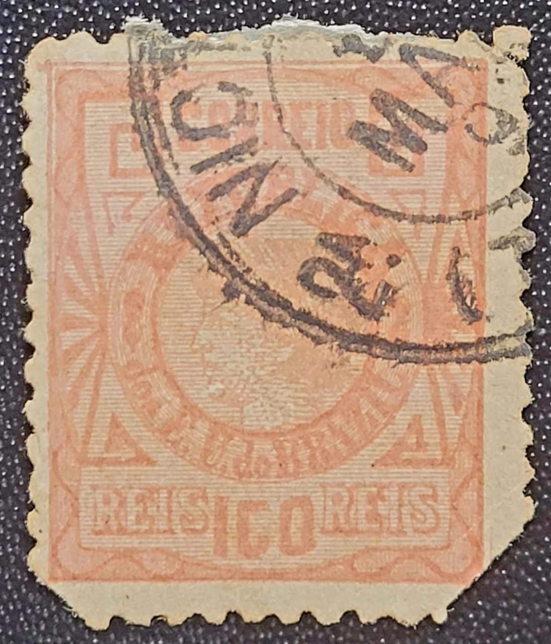 | Casa do Colecionador Regulares - RHM 080A (Usado) 100 Réis - Alegoria da Liberdade - Tipo "Cabecinha" - 18/01/1893 (Selos do Brasil)