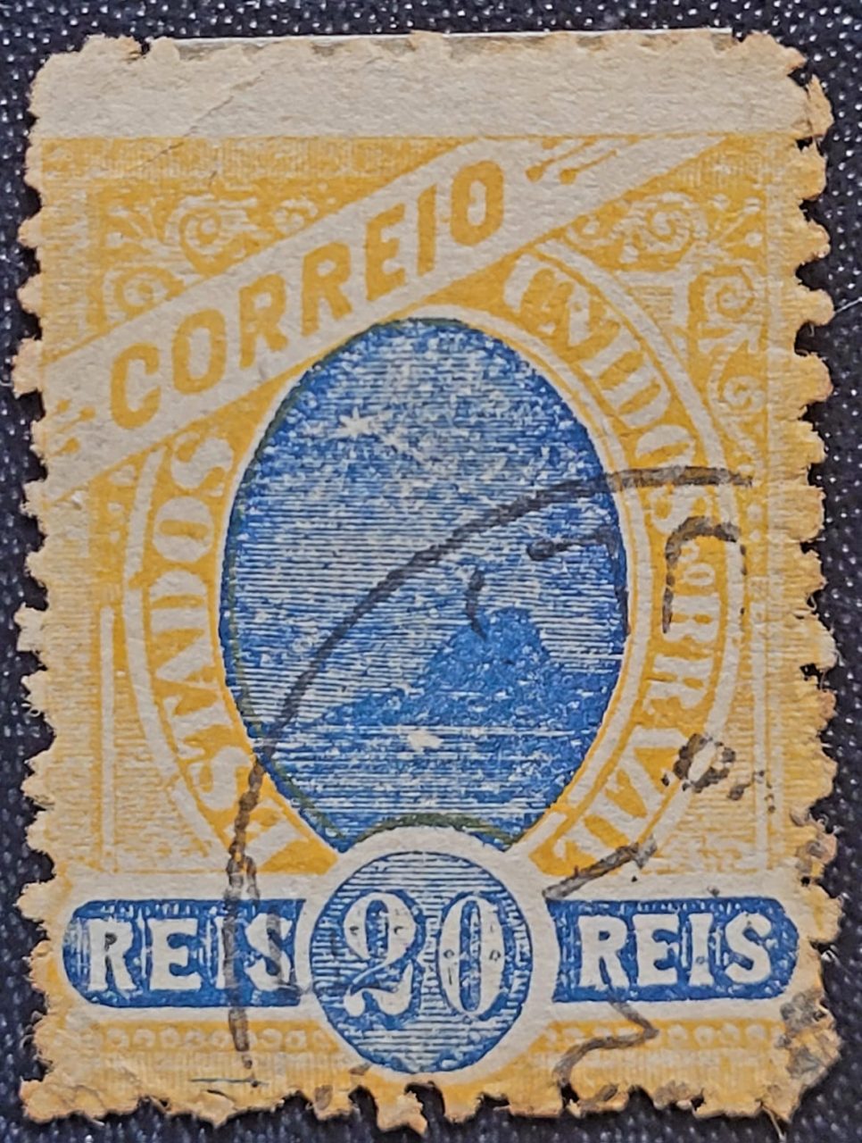 | Casa do Colecionador Regulares - RHM 082 (Usado) 20 Réis - Tipos "Madrugada Republicana" - 20/09/1894 (Selos do Brasil)
