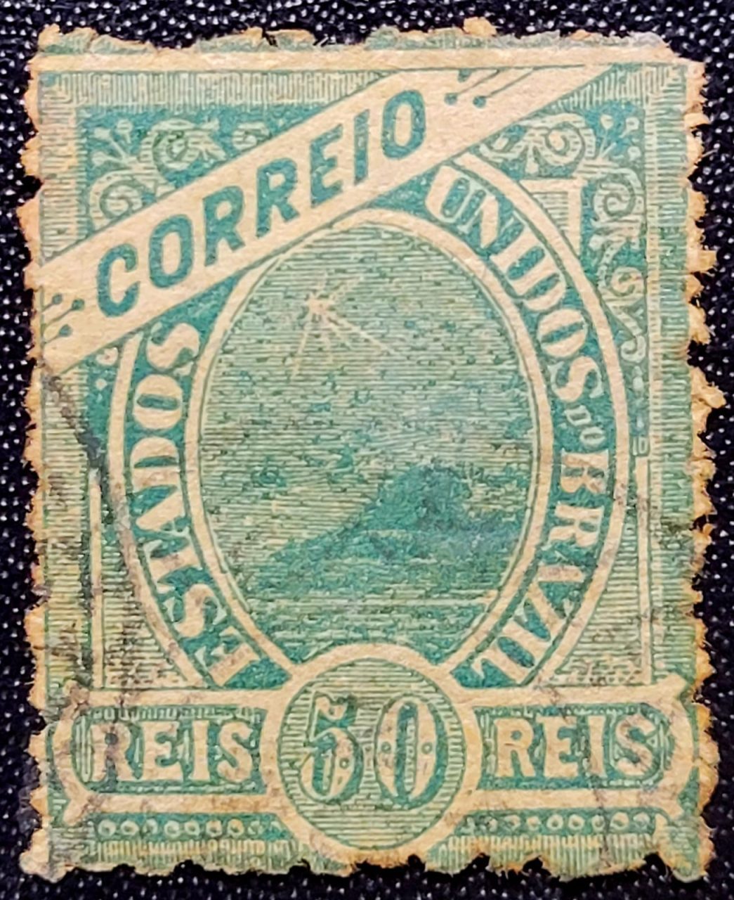 | Casa do Colecionador Regulares - RHM 094 C (Usado) 50 Réis - Tipos "Madrugada Republicana" Tipos de 1894 Novas Cores - 1900 (Selos do Brasil)
