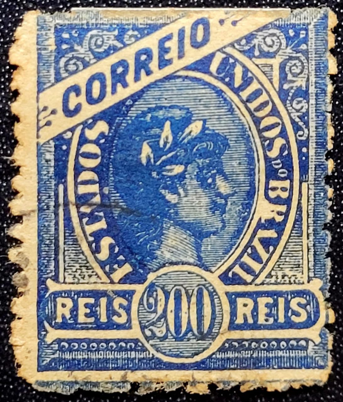 | Casa do Colecionador Regulares - RHM 097 (Usado) 200 Réis - Tipos "Madrugada Republicana" Tipos de 1894 Novas Cores - 1900 (Selos do Brasil)