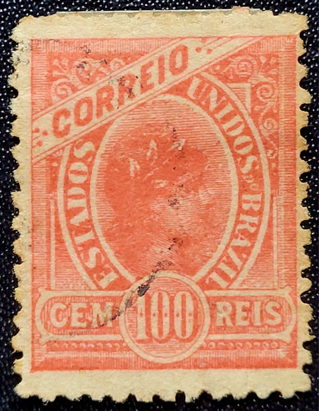 | Casa do Colecionador Regulares - RHM 102 (Usado) 100 Réis - Tipos Anteriores "Madrugada Republicana" Margens Grandes - 1902/1905 (Selos do Brasil)