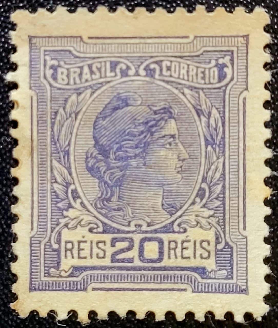 | Casa do Colecionador Regulares - RHM 155 (Novo) 20 Réis - Alegorias República e Instrução - 01/02/1918 (Selos do Brasil)