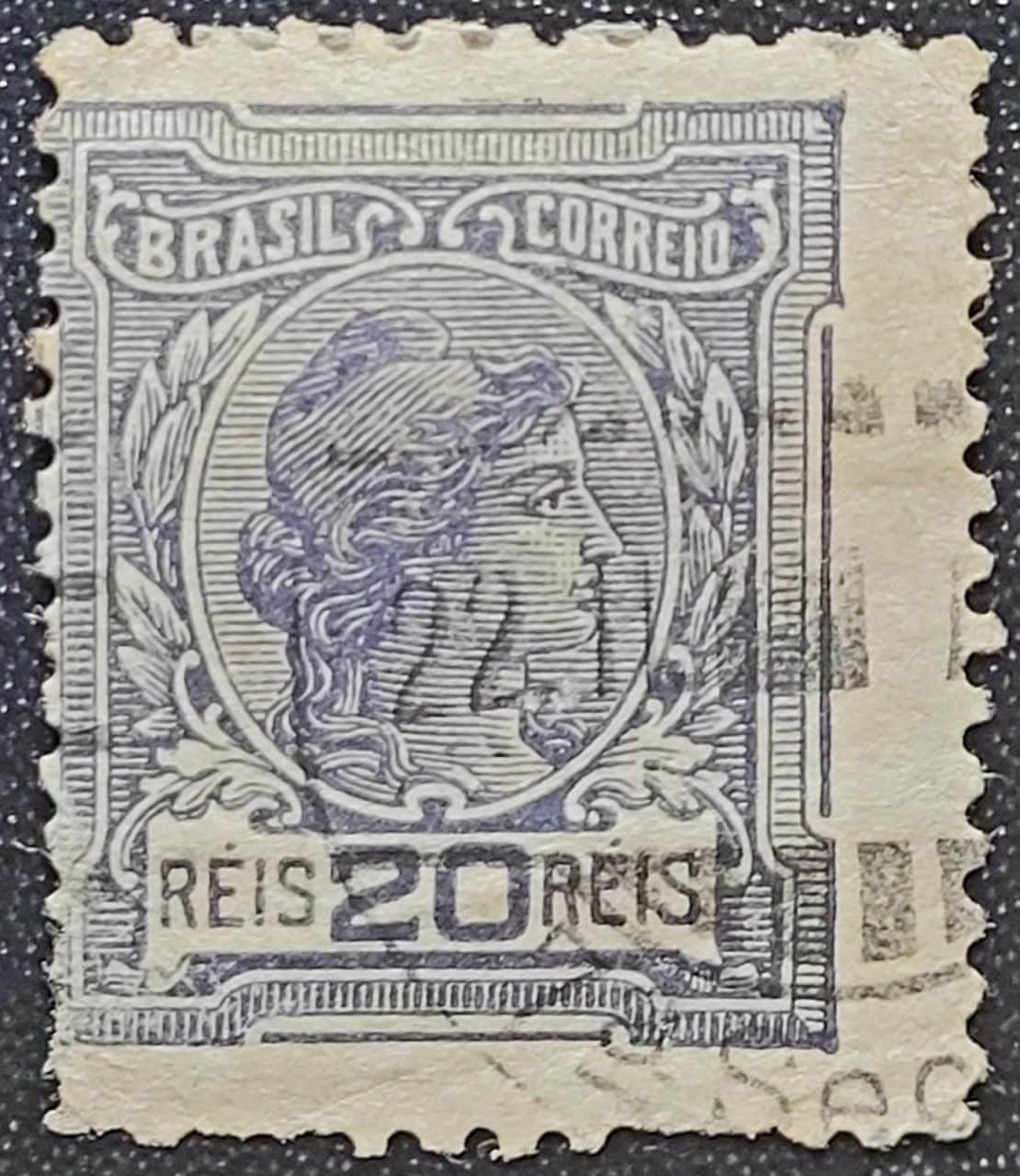 | Casa do Colecionador Regulares - RHM 155 (Usado) 20 Réis - Alegorias República e Instrução - 01/02/1918 (Selos do Brasil)