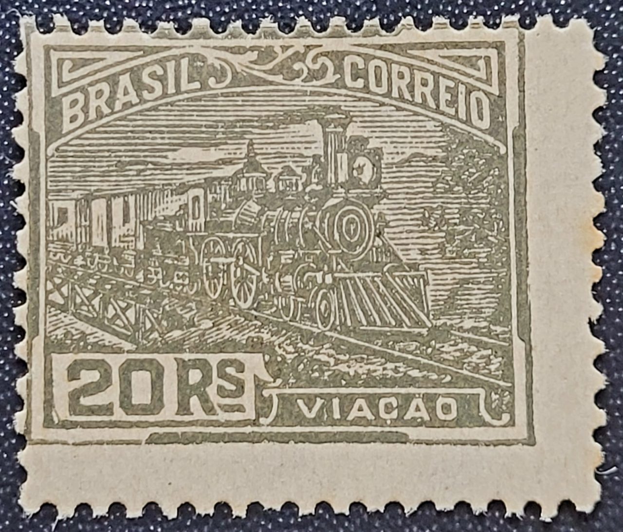 | Casa do Colecionador Regulares - RHM 174 (Novo) 20 Réis - Viação - Vovó Parte 1 - 12/05/1920 (Selos do Brasil)