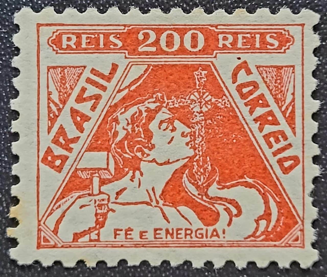 | Casa do Colecionador Regulares - RHM 282 (Novo) 200 Réis - Fé e Energia - Vovó Parte 2 - 1933 (Selos do Brasil)