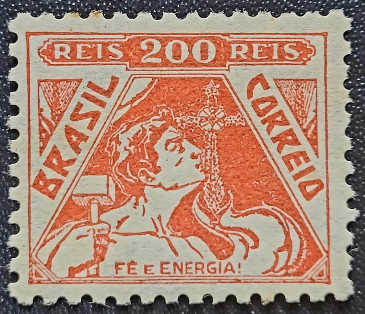 | Casa do Colecionador Regulares - RHM 282 (Novo) 200 Réis - Fé e Energia - Vovó Parte 2 - 1933 (Selos do Brasil)