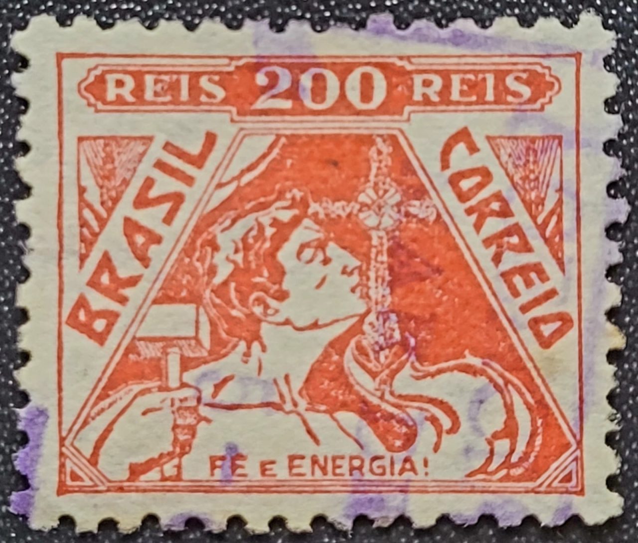 | Casa do Colecionador Regulares - RHM 282 (Usado) 200 Réis - Fé e Energia - Vovó Parte 2 - 1933 (Selos do Brasil)