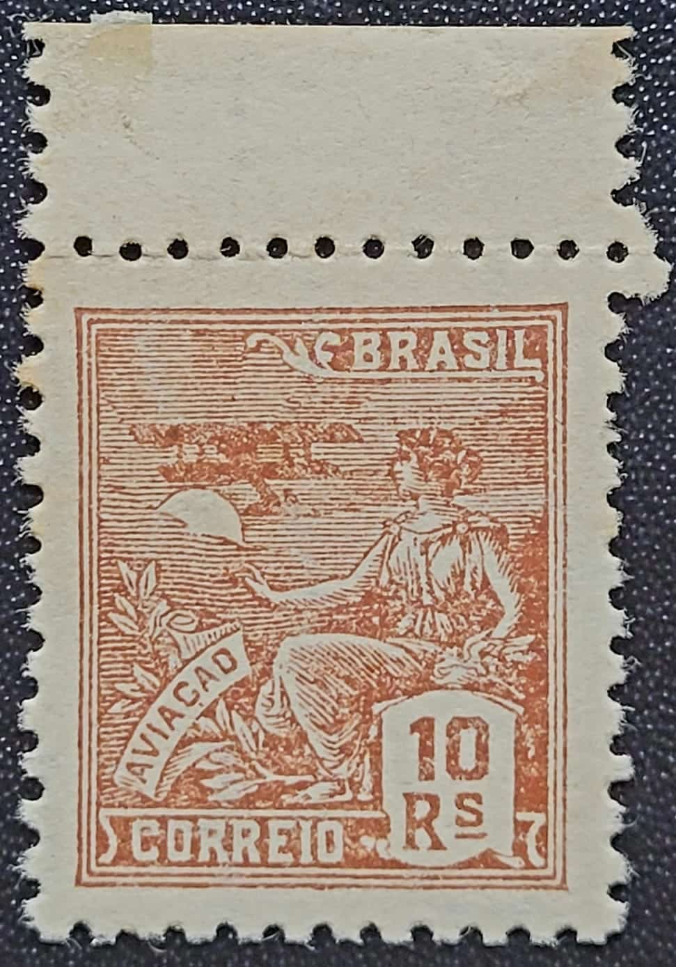 | Casa do Colecionador Regulares - RHM 318 (Novo) 10 Réis - Aviação - Vovó Parte 2 - 1939/1940