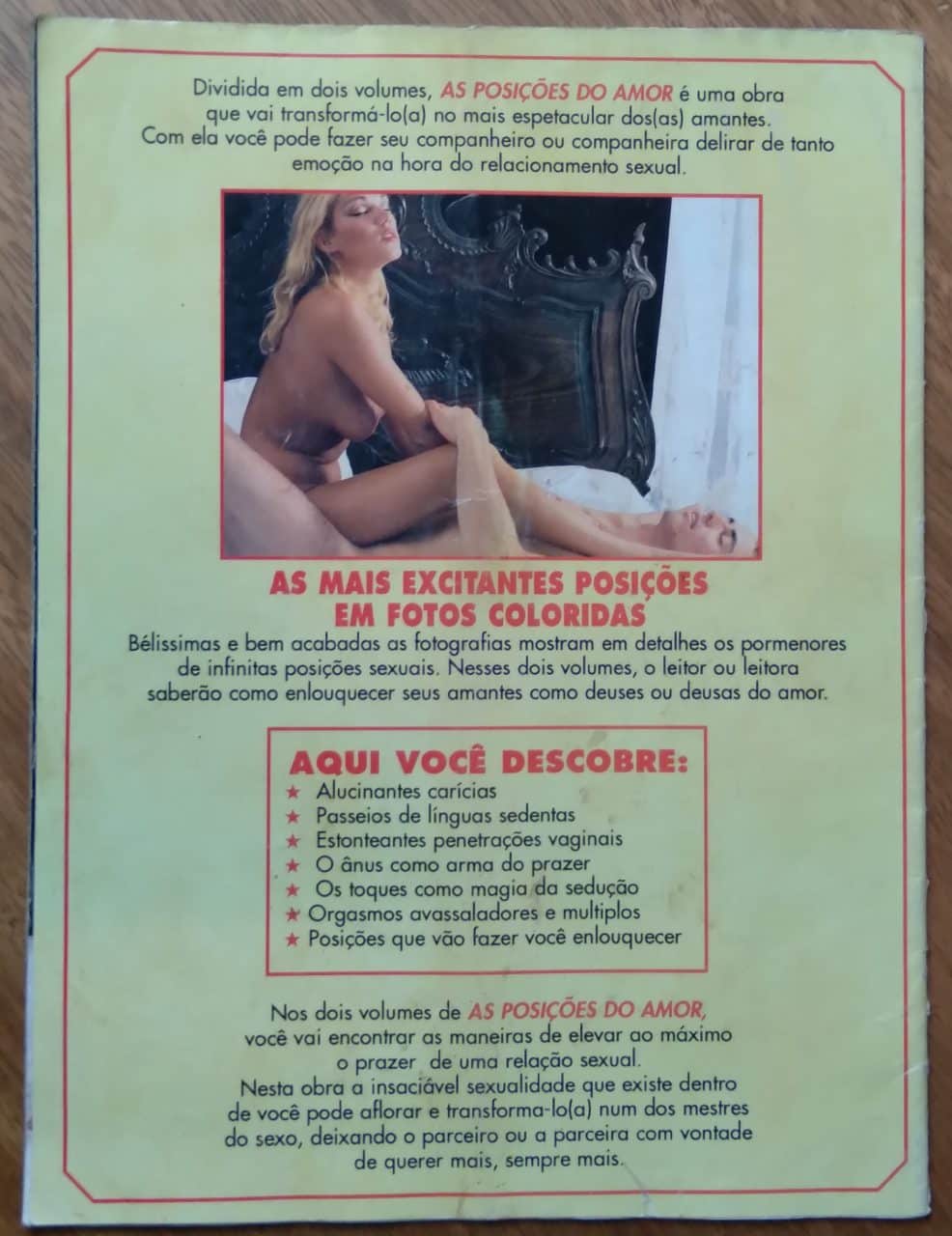 | Casa do Colecionador Revista As posições do amor 2. Excitantes posições para amar.