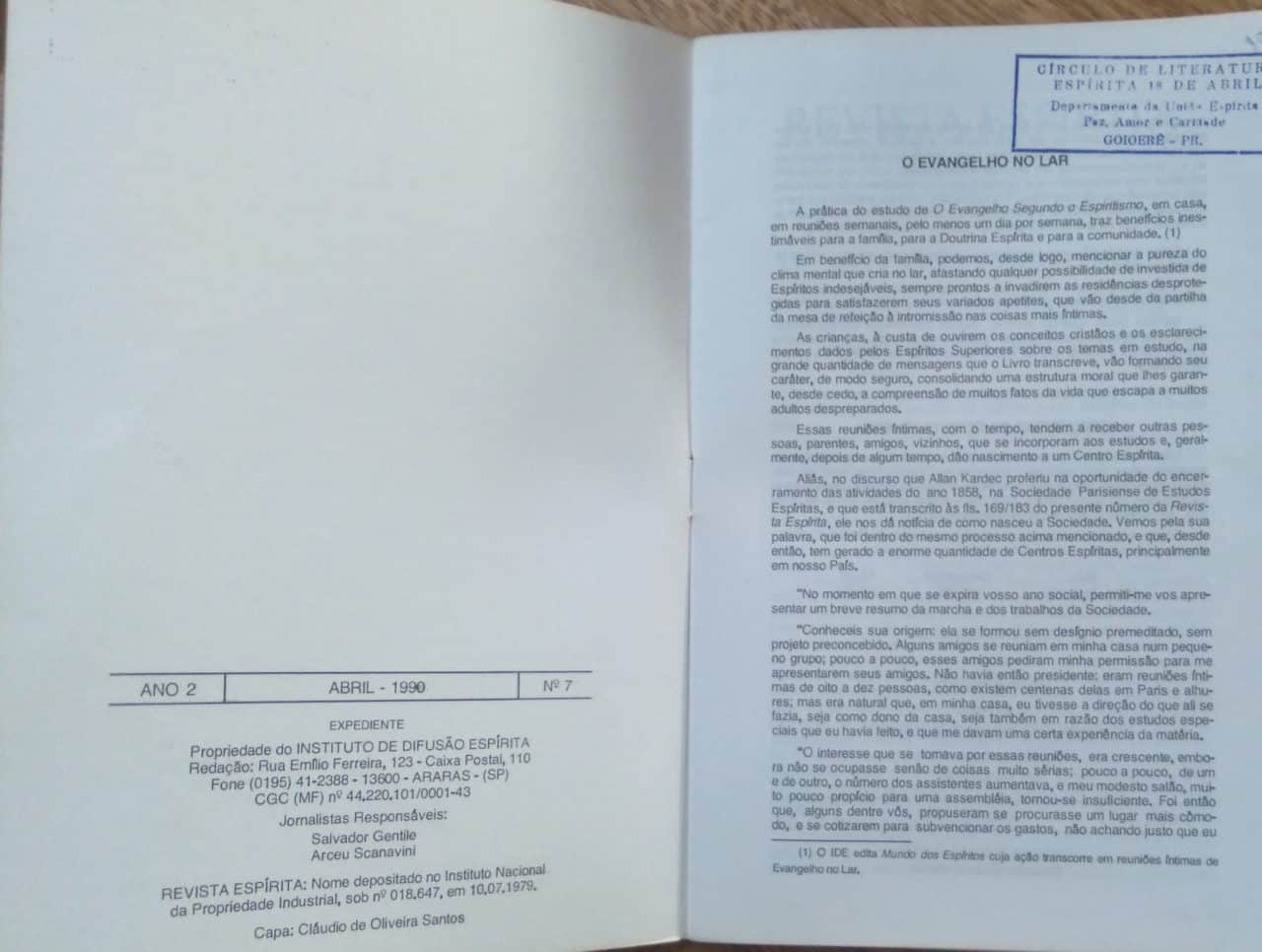 | Casa do Colecionador Revista Espírita 7. Novidades da guerra Oficial argelino.