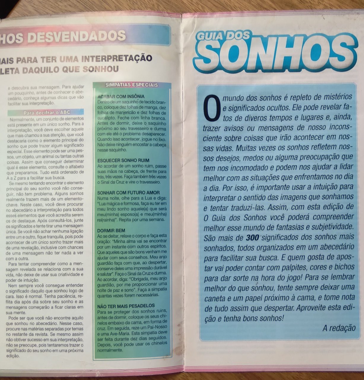 | Casa do Colecionador Revista Guia dos Sonhos 2. Mais de 300 sonhados.