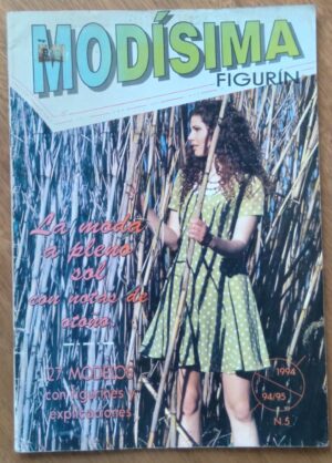 Revista Modisima figurin 5 em espanhol. 27 modelos de verão.