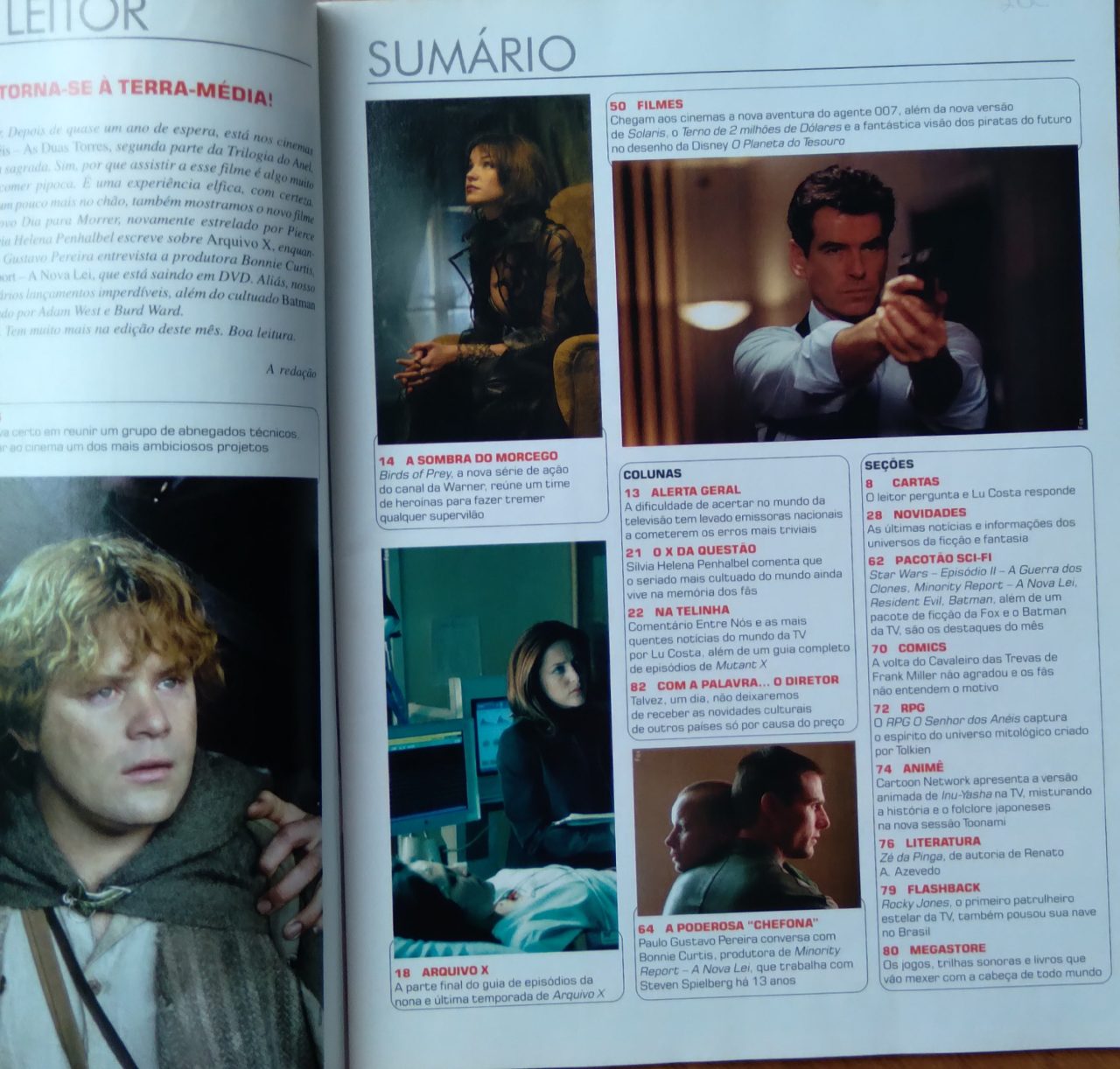 | Casa do Colecionador Revista Sci fi news 62. Senhor dos Anéis 007 Aves de rapina.