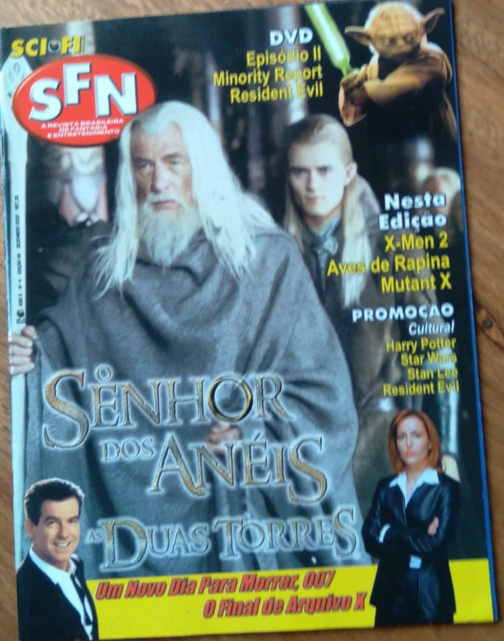 | Casa do Colecionador Revista Sci fi news 62. Senhor dos Anéis 007 Aves de rapina.