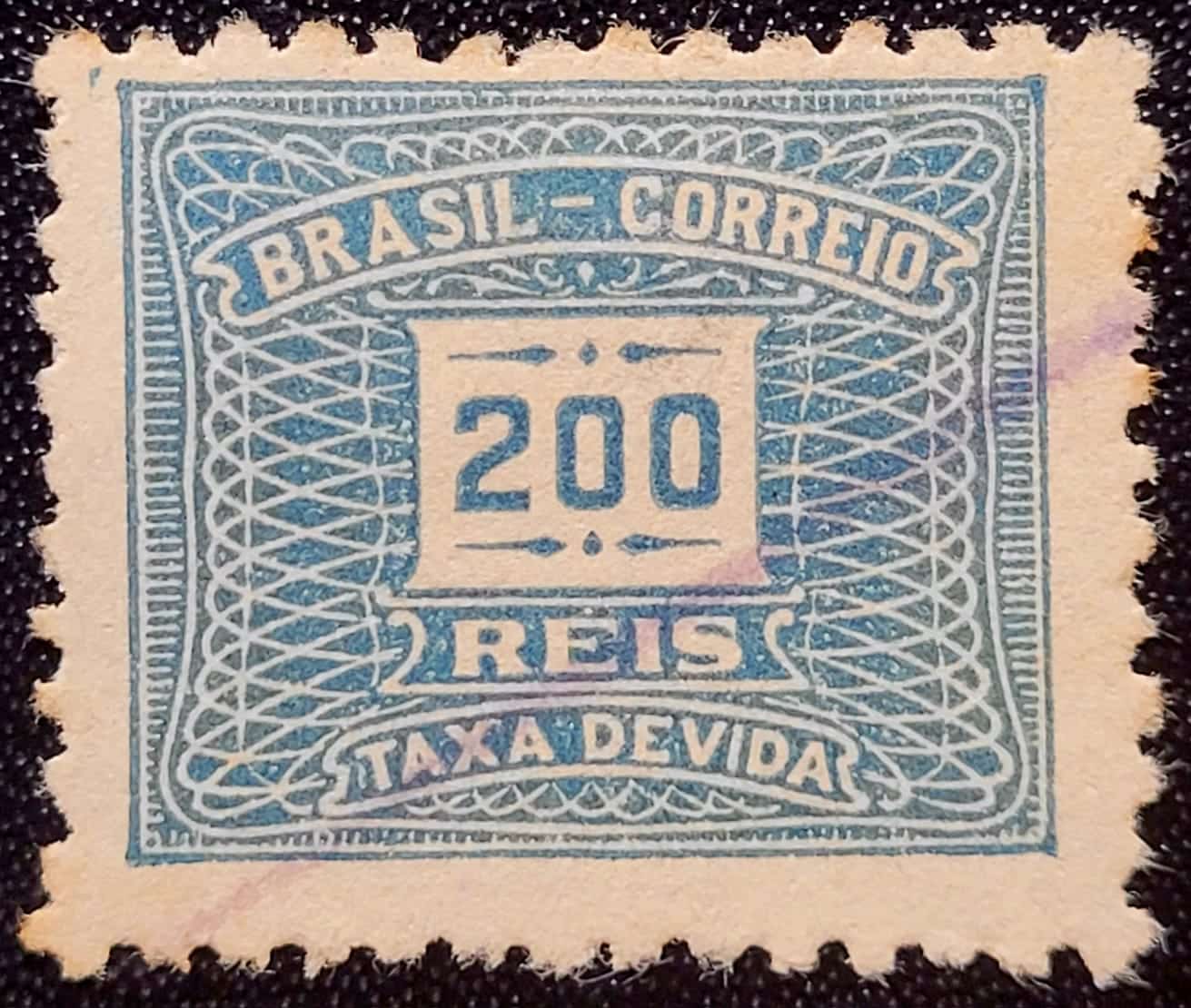 | Casa do Colecionador Taxa Devida - RHM X84 (Usado) 200 Réis - Tipo Cifra Horizontal - 1942 (Selos do Brasil)