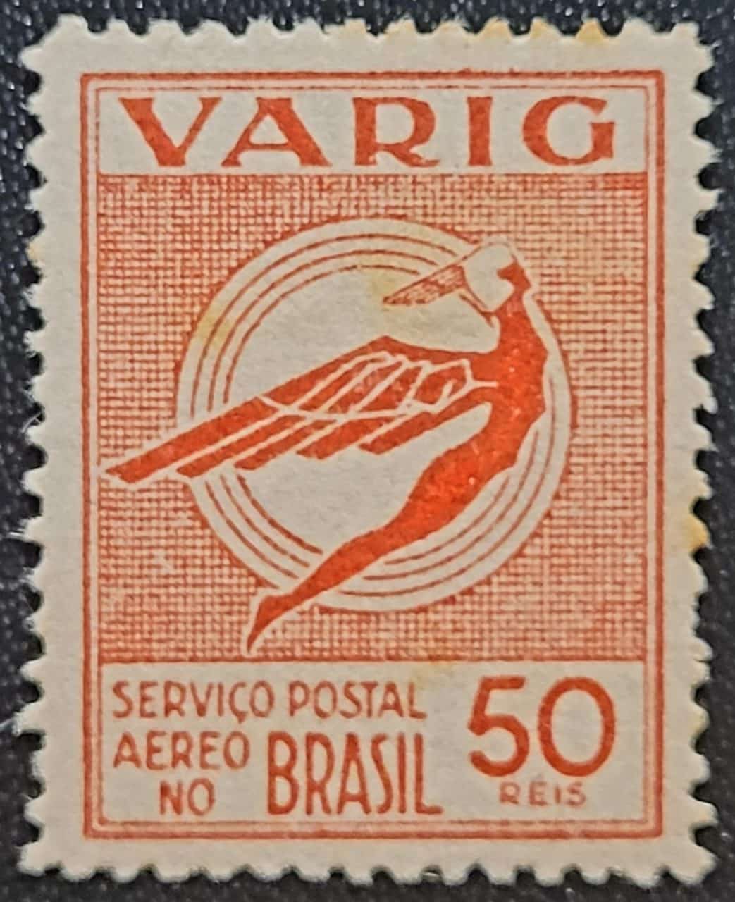 | Casa do Colecionador Varig - RHM V36 (Novo) Ícaro estilizado - Tipos de 1931 - Novas Cores - 18/01/1934 (Selos do Brasil)